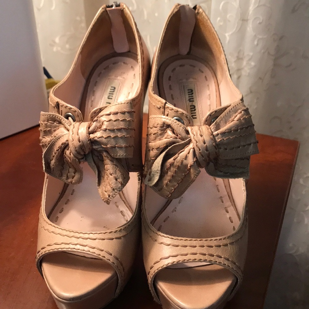 Miu miu high heel sandals Sz 36,5